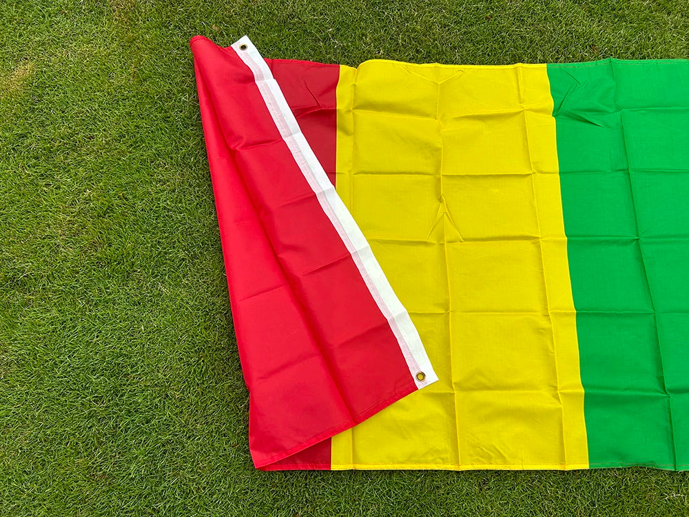 SKY FLAG Guinea Flag 3x5fts 90*150cm polyester hanging Guinea Africa National Flag for Advertising Home decoration Banner