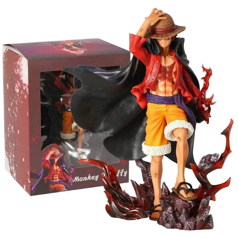 23CM One Piece Four Emperors Monkey D Luffy Action Figure LX MAX PVC Statue Figure Model Anime Toy Gift Collection Models doll