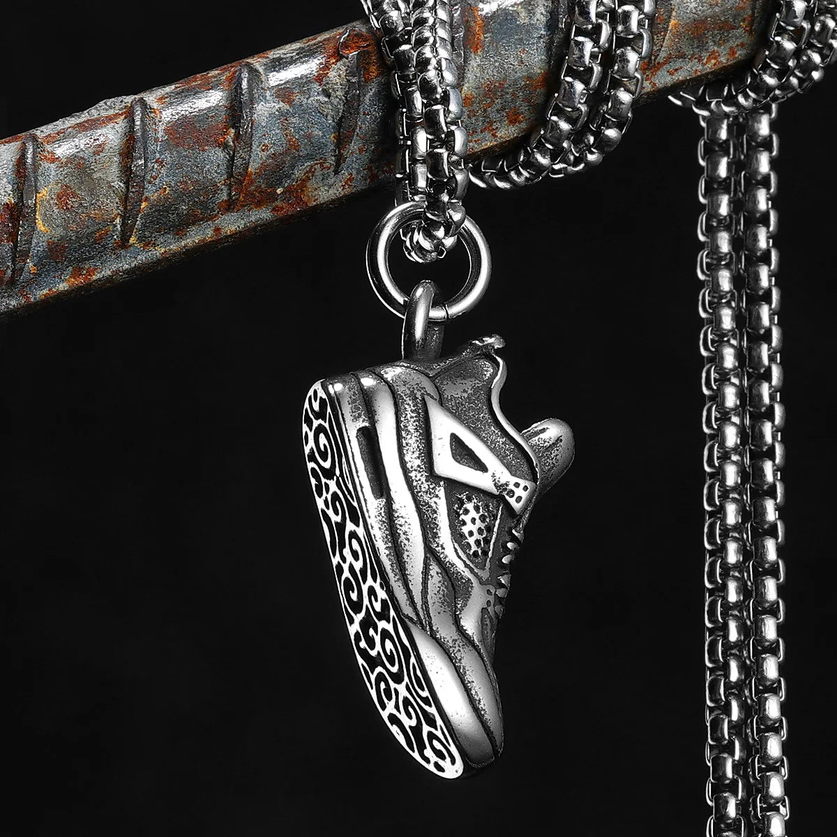 Basketball Shoes Stainless Steel Men Necklaces Pendant Chain Punk For Women Fashion New In Jewelry Gifts Wholesale Dropshiping
