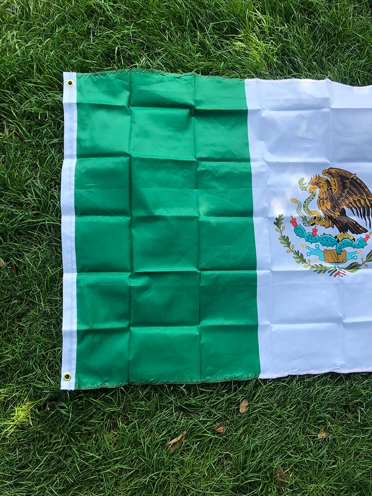 SKY FLAG Mexico National flag 90X150cm polyester Hanging Printed Mex Mx Mexican National Flags Mexicanos Banner For Decoration