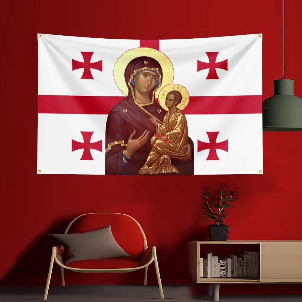 3X5 FT J-JesusS Game Flag Polyester Printed Party Flag for Garage Room Decoration