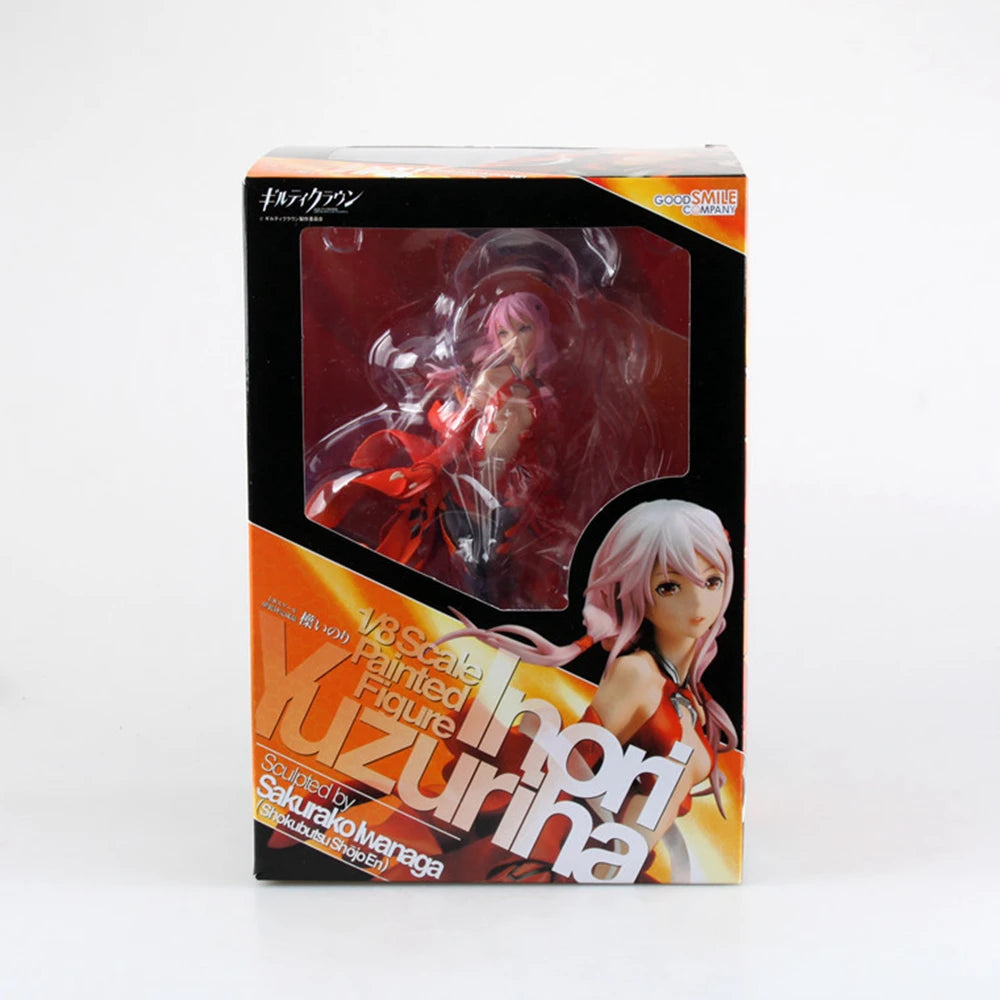 17cm New Guilty Crown Yuzuriha Inori Japanese Sexy Anime Figure Girl Pvc Statue Model Doll Collection Ornaments Toys Hobbies