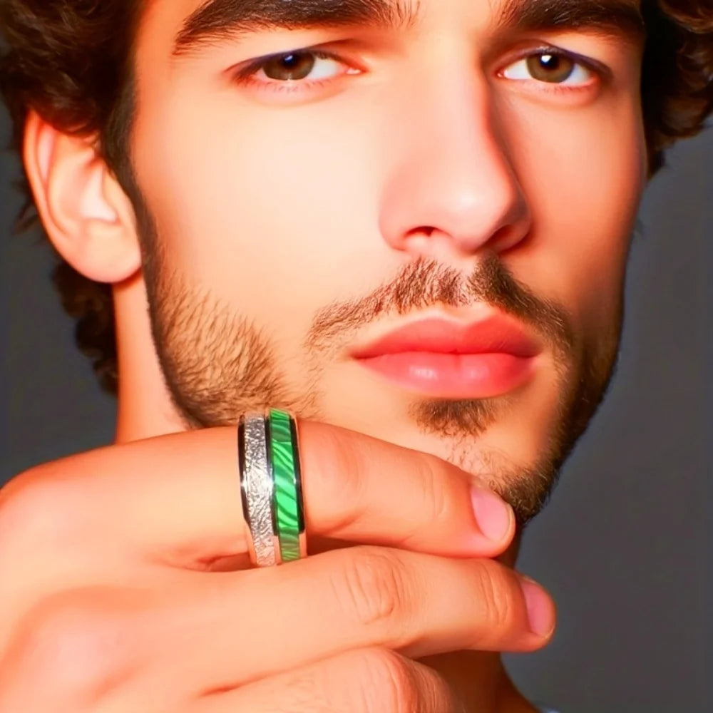 Stainless Steel Rings For Women New In 2025 Trend Jewelry Couples Gift Dating Ring Jewelry Metal Men's Stainless-Steel Rings