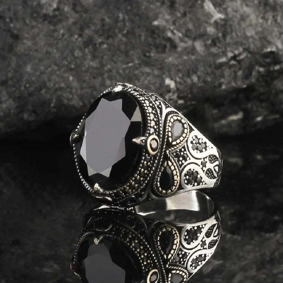 New Atmospheric Men's Ring Retro Style, Fashionable Personalized Accessories Valentine's Day Gifts anillos mujer серьги женские