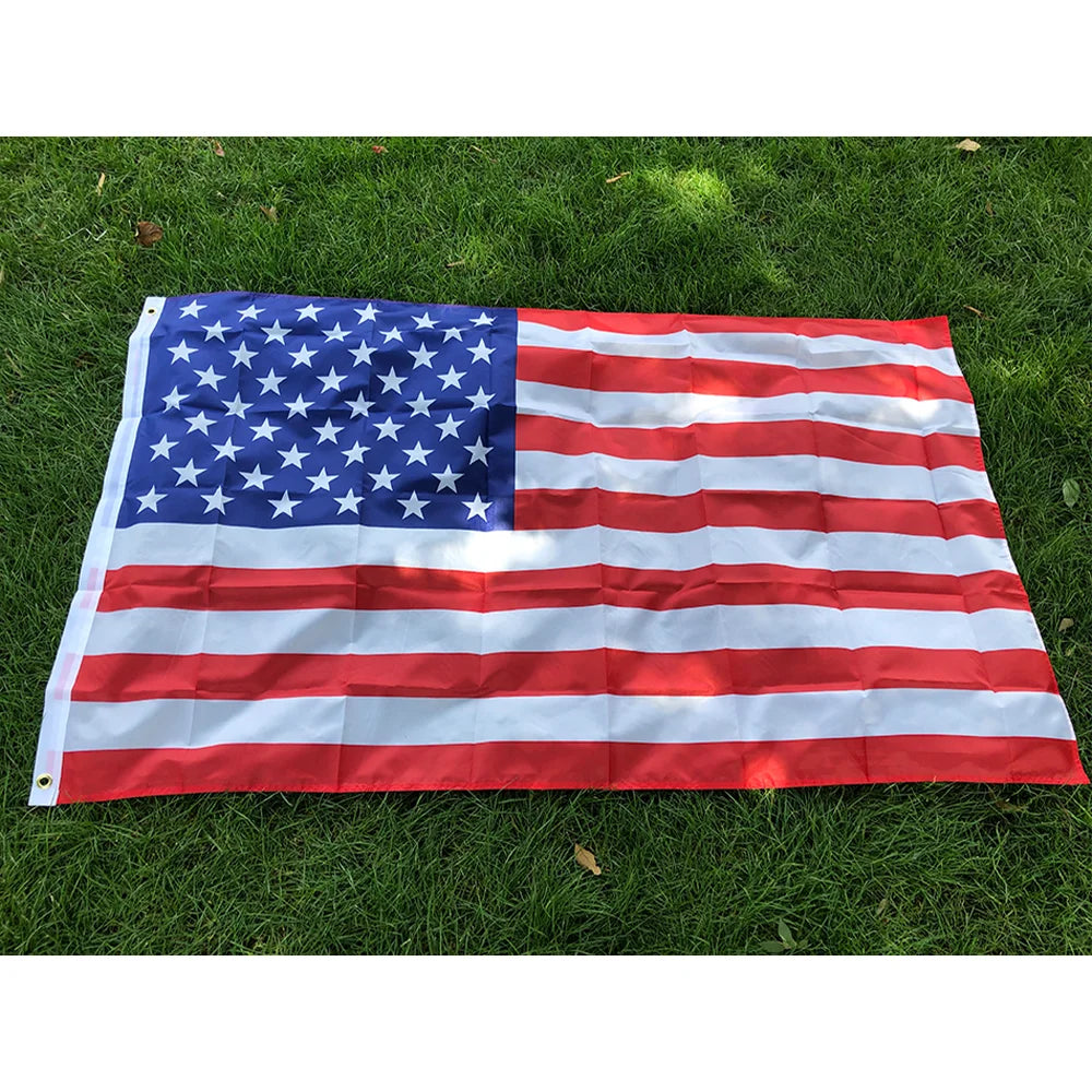 TIKI flag us flag 90X150CM High Quality Double Sided Printed Polyester stars and stripes united states us usa american flag