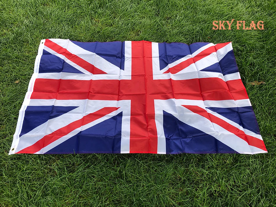 SKY FLAG UK flags 90x150cm England country State Flag polyester United Kingdom National Brand flag great Britain banner