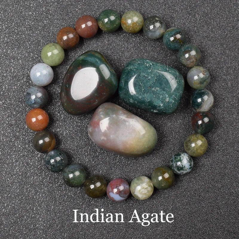 Natural Golden Obsidian Stone Beads Bracelet Men Women Golden Light Rainbow Obsidian Raw Stone Round Bead Natural Energy Jewelry