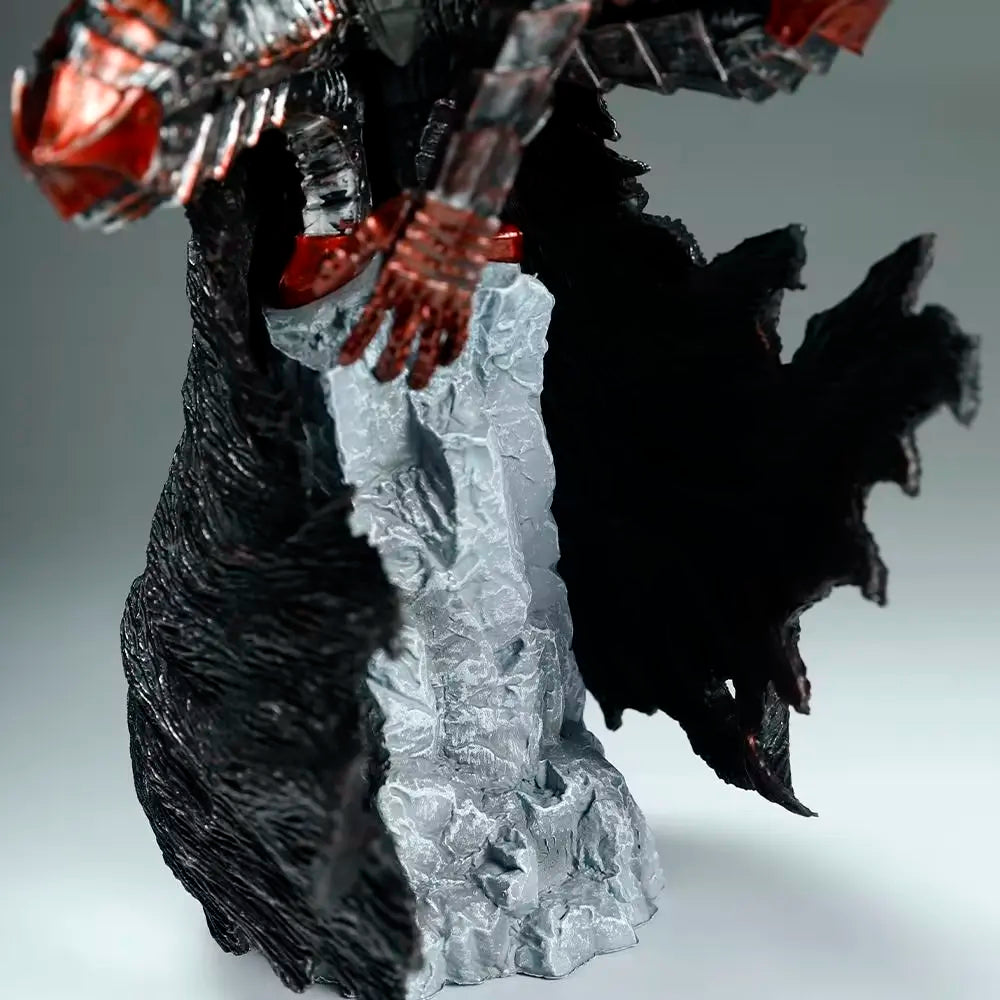 25cm Berserk Guts L Anime Figure Guts Berserker Armor Action Figure Berserk Black Swordsman Figurine Model Collection Doll Toys