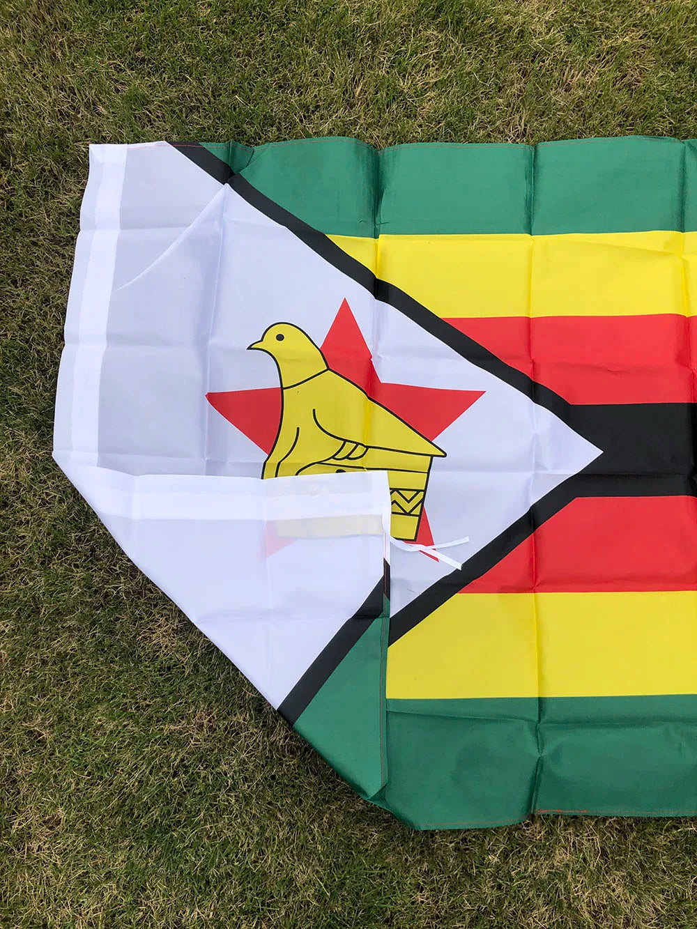 SKY FLAG Zimbabwe Flag 90x150cm Hanging Polyester Zimbabwean National Flags 3x5 Foot double penetration Flag for Decoration