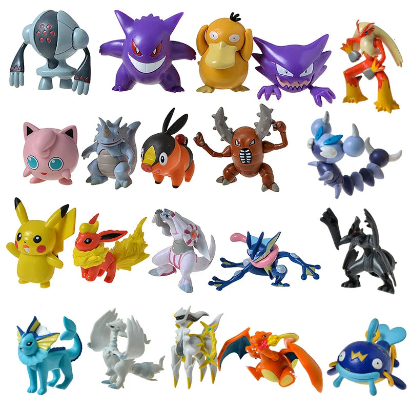20 Pcs Assorted Pokemon Figures Set
