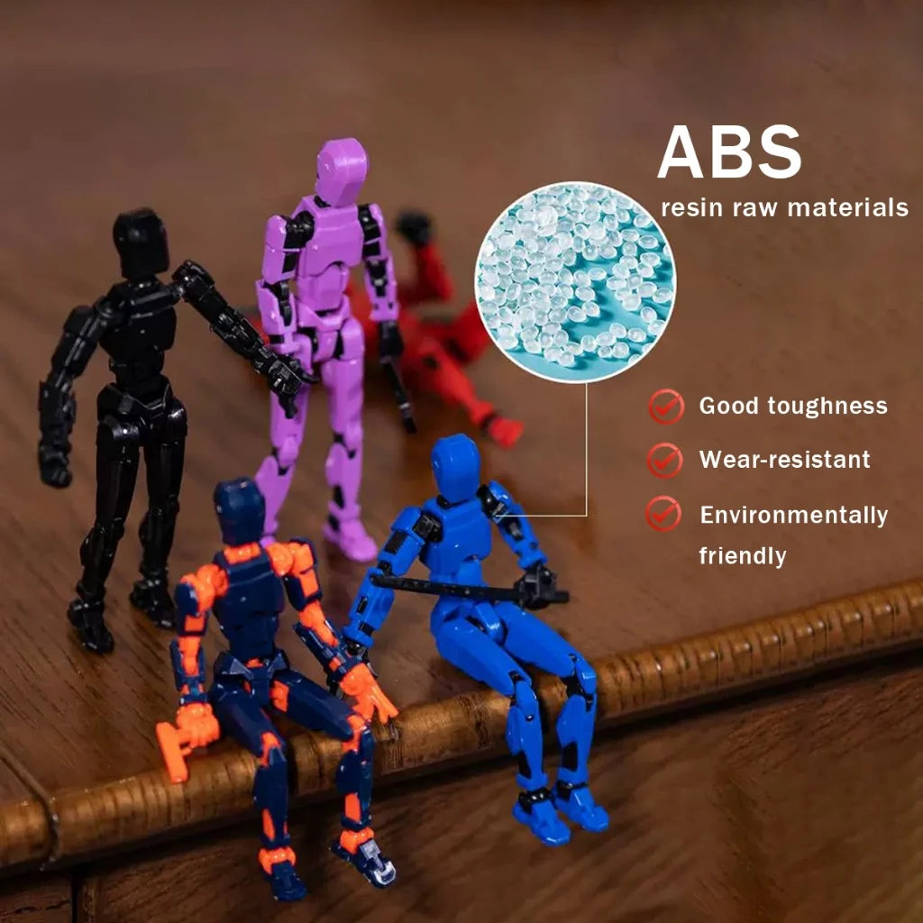 T13 Action Figure Titan 13 Action Figure Dummy Lucky 13 Action Figure 3D Printed Multi-Jointed Movable Nova 13 Action Figure Toy