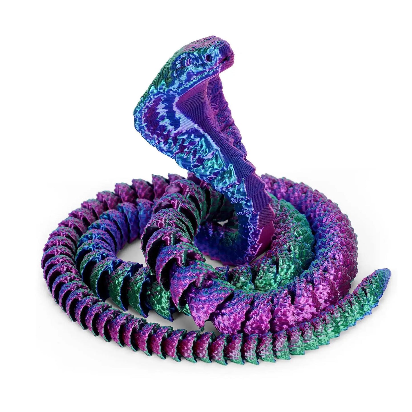 3D Printed Snake Serpent Figures Desk Accessories for Boy 3D Printed Dragon Room Desktop Ornament Office Accessories Figurines