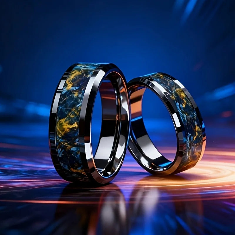 Stainless Steel Rings For Women New In 2025 Trend Jewelry Couples Gift Dating Ring Jewelry Metal Men's Stainless-Steel Rings