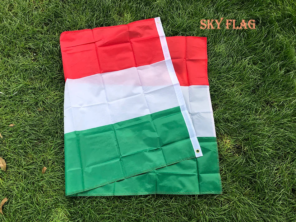 SKY FLAG Hungary Flag 90x150cm The Hungarian hanging polyester flags Hungary flags and Indoor outdoor decoration