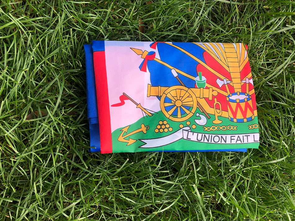 Haiti Flag 90x150cm hanging Polyester blue red 2 Sides Printed National Flag Haiti Sports banner