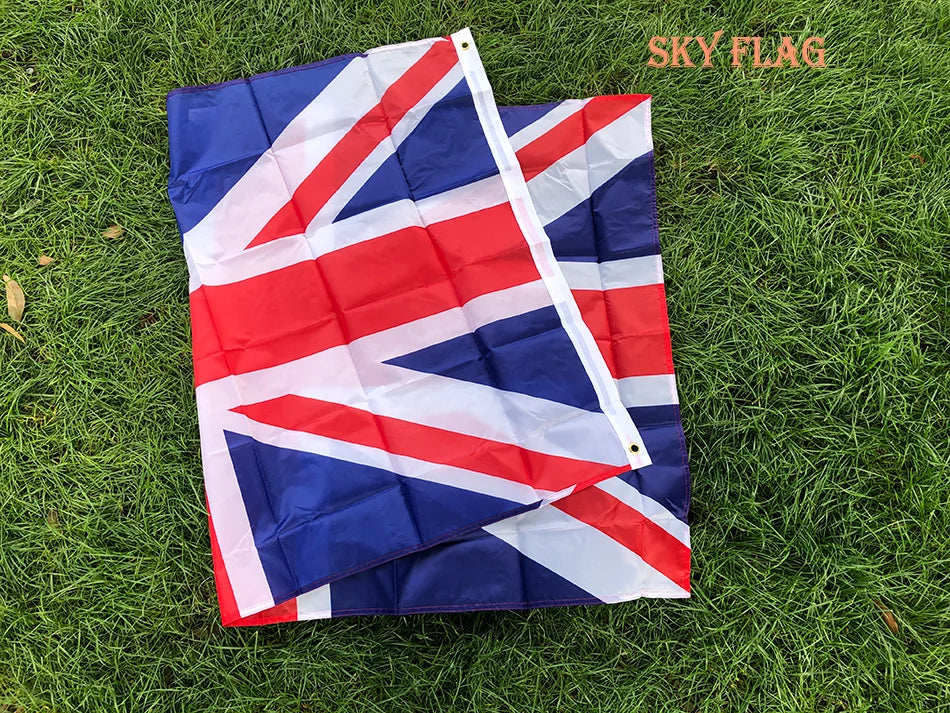 SKY FLAG UK flags 90x150cm England country State Flag polyester United Kingdom National Brand flag great Britain banner