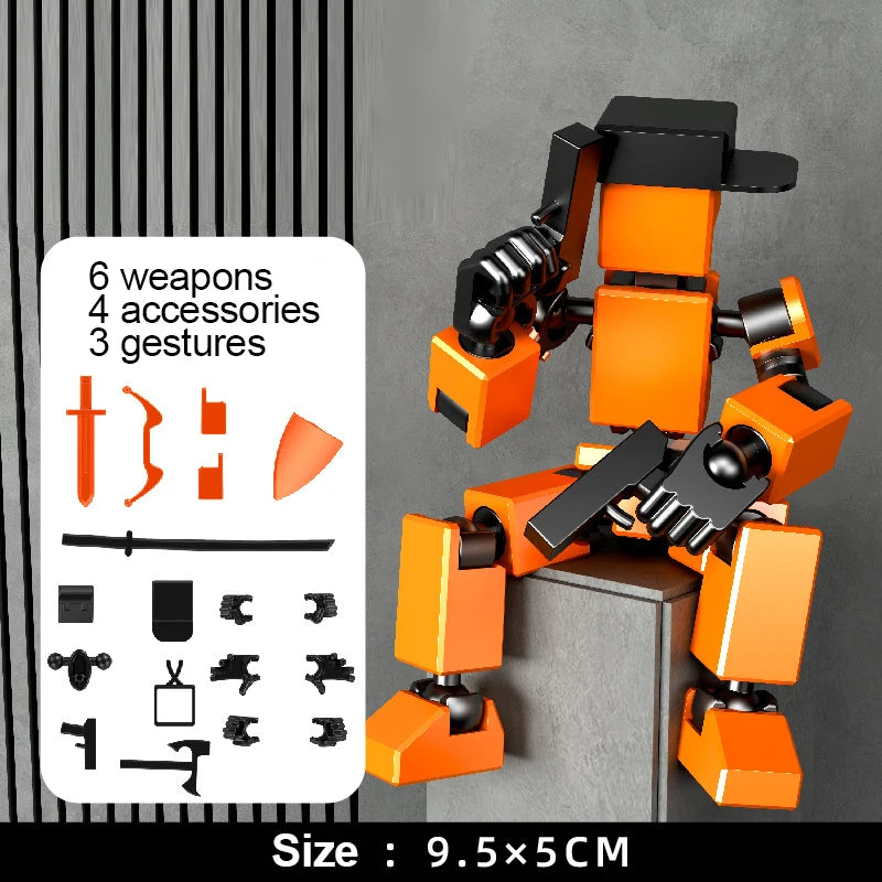 Creative Multi-Jointed Movable Shapeshift Robot 3.0 3D Printed Mannequin Dummy Action Model Doll Toy Kid Christmas Decora Gift