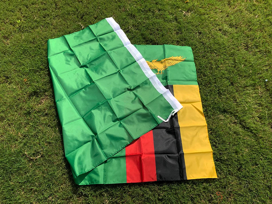 SKY FLAG Zambia Flag 90x150cm 3X5fts hanging polyester Zambia National Flag home decoration Banner