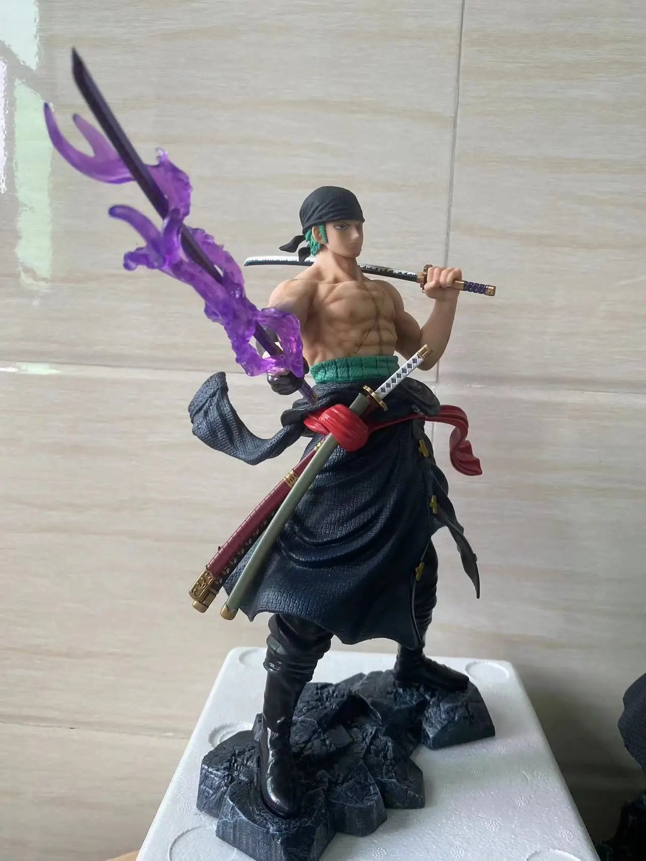 32cm One Piece Anime Roronoa Zoro Standing Figurine PVC Action Figure Collection Cool Model Decor Charm Toys Kids Festival Gifts