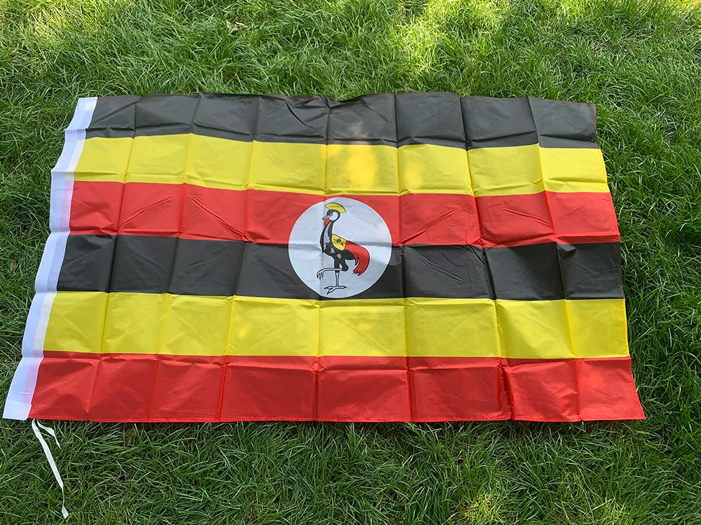 SKY FLAG Uganda Flag 90*150cm High quality polyester fabrics hanging Uganda Flags indoor outdoor home Decoration banner