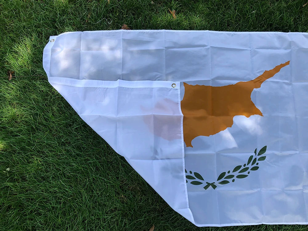 SKY FLAG Cyprus flag 90*150cm polyester Hanging Cyprus National flag banner