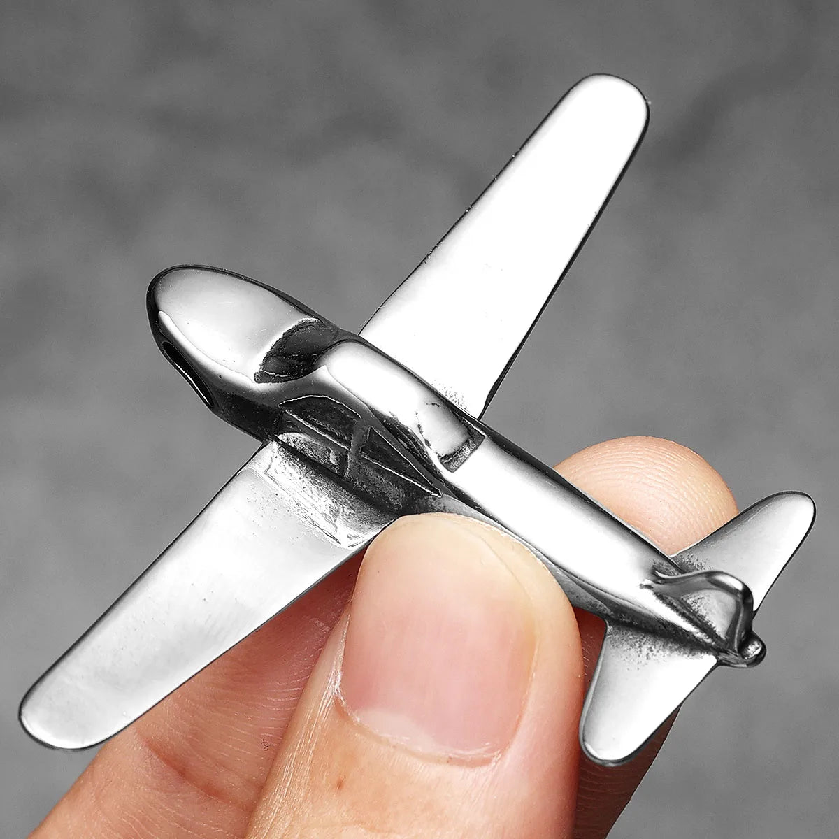 Aircraft Airplane Model Stainless Steel Men Necklaces Pendant Chain Punk for Women Fashion Jewelry Gifts Wholesale Dropshiping