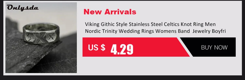 Viking Nordic Wolf Men Ring Animal Defense Totem Wolf Fashion Hip Hop Rock Unisex Finger Ring Punk Gift V237