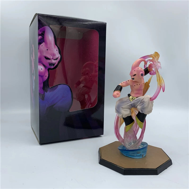 FigureCrazy Anime Dragon Ball Z Figure Buu Majin Boo Ultimate Form Battle PVC Figure DBZ Buu Fighting Goku Vegeta Gohan Super