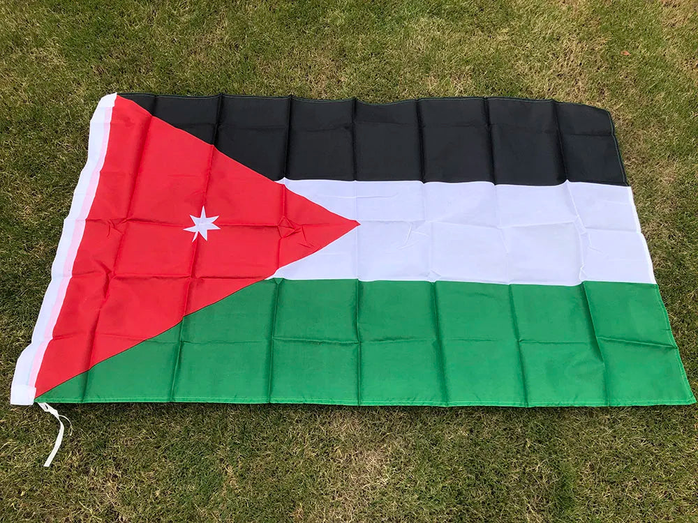 SKY FLAG Jordan flag 90X150cm High Quality Double Sided Printed Polyester Jordan flag hanging banner for decoration