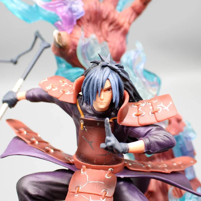 Anime NARUTO Madara Shippuden Figurine 40cm Naruto Action Figure GK Madara Uchiha Figure Battle Model PVC Collection Statue Toy