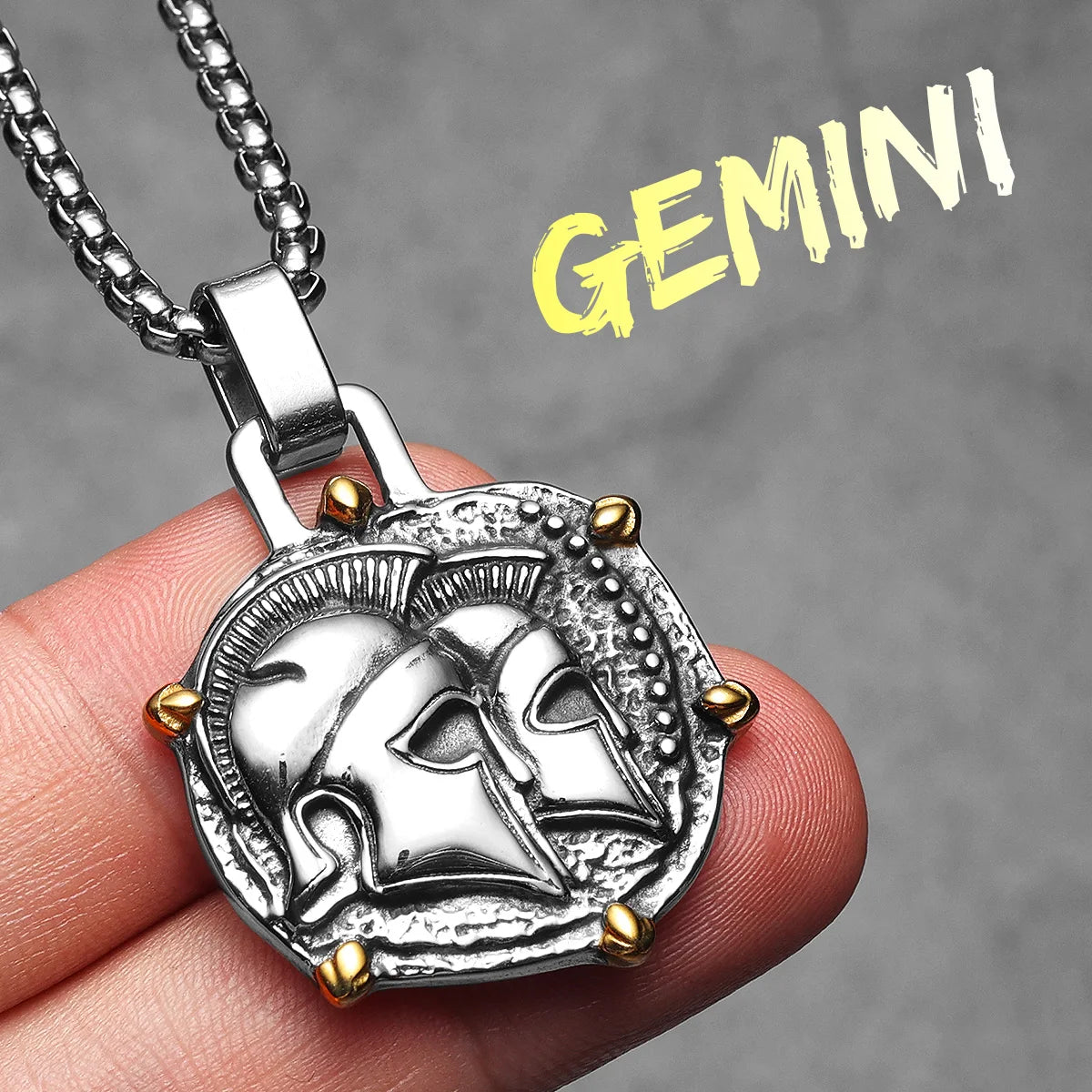 Twelve Constellations Stainless Steel Man Necklaces Pendant Chain Couple Gifts Women Fashion Jewelry Gifts Wholesale Dropshiping