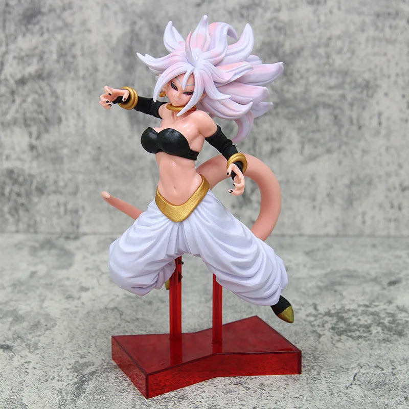 21CM Dragon Ball Android #21 Figure Standing Fighting Pose Model Toy Gift Collection VOMI Action Figure Majin Buu PVC