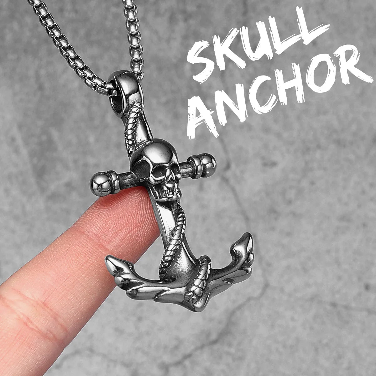 Anchor Sailor Stainless Steel Men Women Necklaces Pendants Chain Vintage Punk Rock Fashion Jewelry Creativity Gift Wholesale
