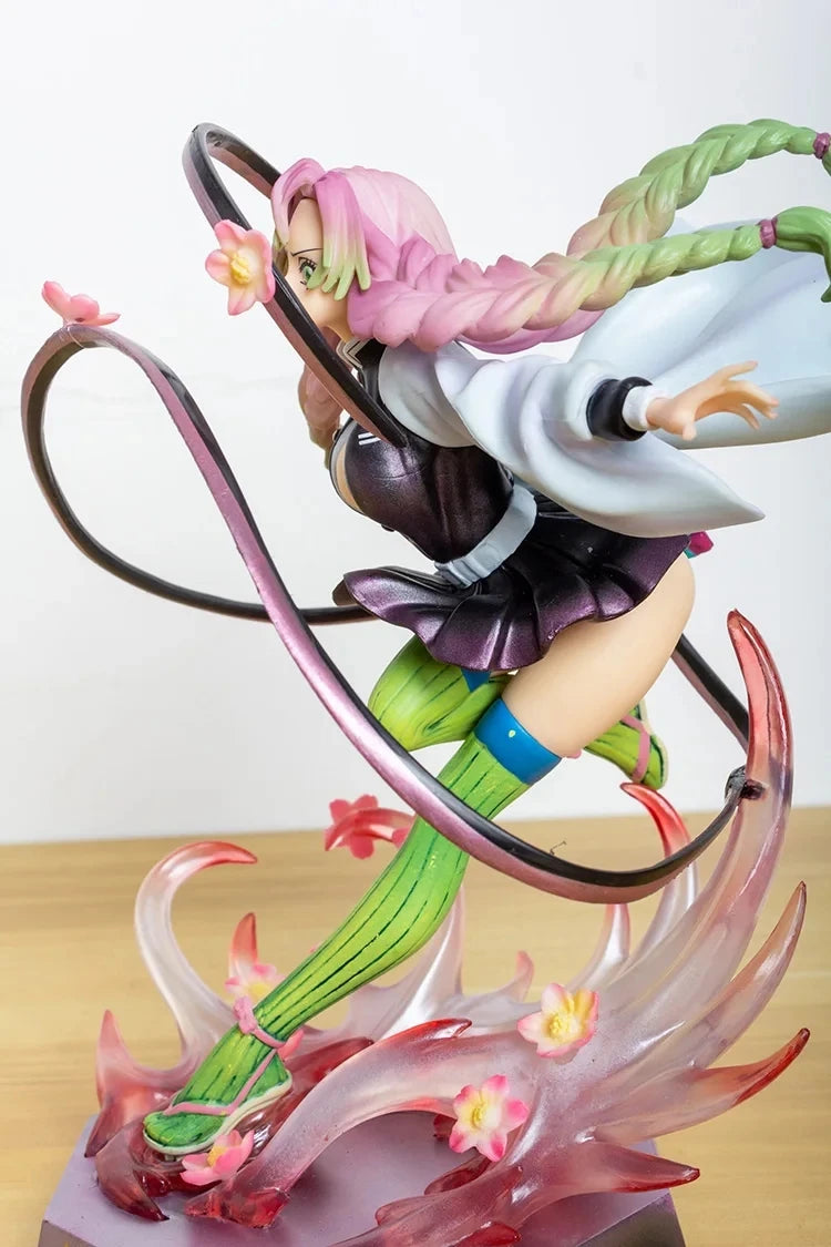 Anime Figures Demon Slayer Kanroji Mitsuri PVC Toys Kimetsu no Yaiba 21cm Decor Bedroom Action Figure