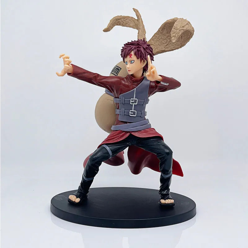 Anime VIBRATION STARS NARUTO Gaara Model Toy Gift Collection Action Figure 22CM PVC Red Gourd Standing Fighting Form Gaara No box