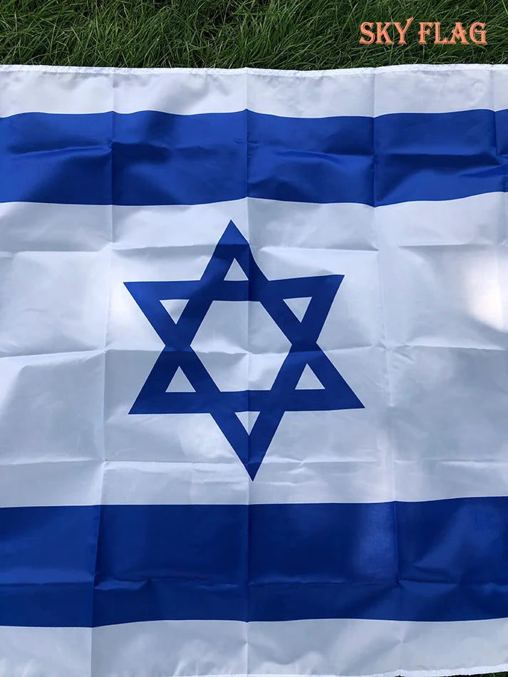 SKY FLAG Israel National Flag 90X150cm Hanging Polyester ISR IL Israeli National Flags Banner home Decoration