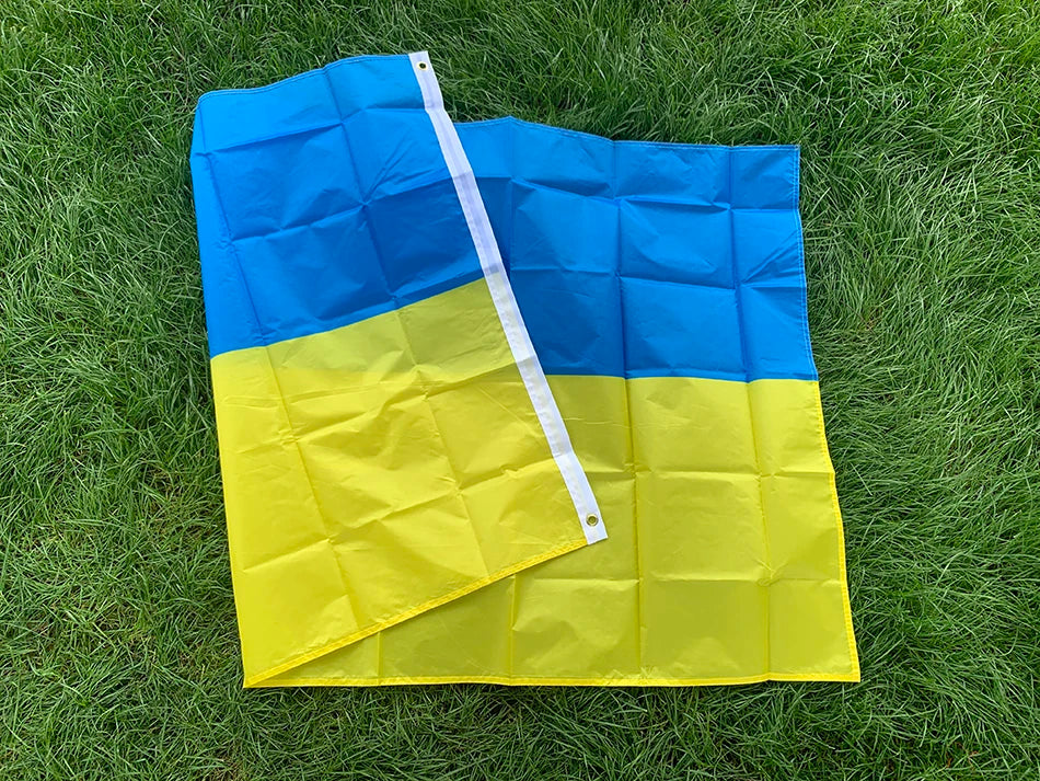 SKY FLAG Ukraine National flag 90X150cm Hanging Polyester Blue Yellow UA UKR Ukrainian National Flags For Decoration