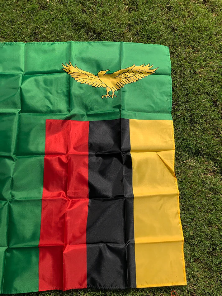 SKY FLAG Zambia Flag 90x150cm 3X5fts hanging polyester Zambia National Flag home decoration Banner
