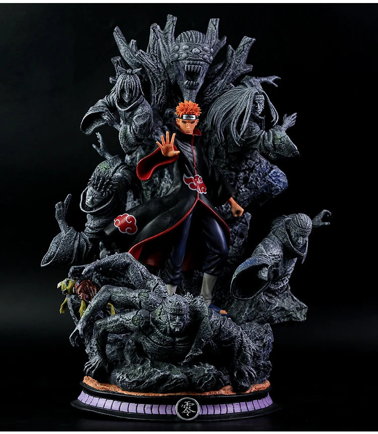 Akatsuki Pain Figures 27cm Naruto Anime Figure Pvc Gk Statue Figurine Model Doll Ornament Collection Room Decora Christmas Gifts