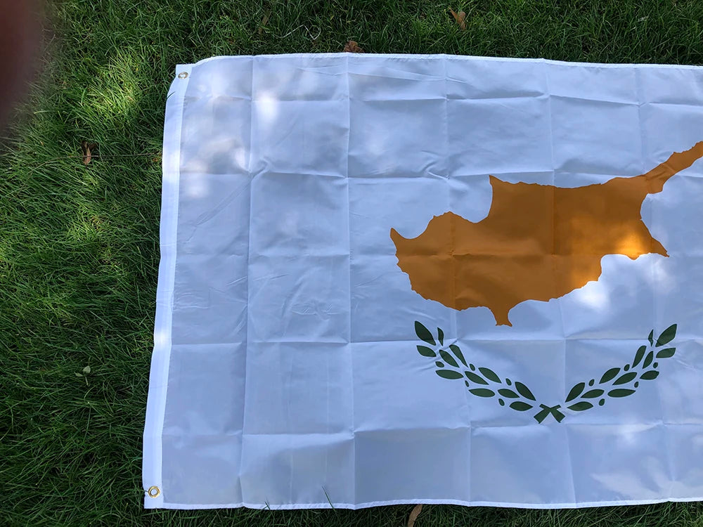 SKY FLAG Cyprus flag 90*150cm polyester Hanging Cyprus National flag banner