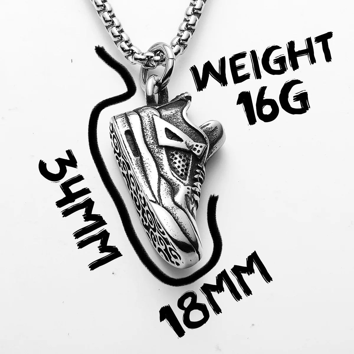 Basketball Shoes Stainless Steel Men Necklaces Pendant Chain Punk For Women Fashion New In Jewelry Gifts Wholesale Dropshiping