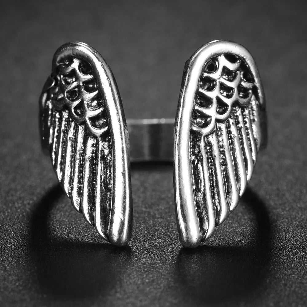 New Design Skull Crow Skull Ring Woodpecker Bird Men's Ring Punk Stylish Jewelry
