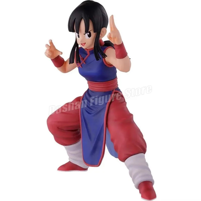 17cm Dragon Ball Chichi Action Figure PVC Tenkaichi Budokai Collectible Model Anime Son Goku's Wife Chichi Figurine Toys Gifts With Retail Box
