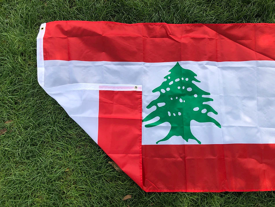 Republic of Lebanon Lubnan flag Indoor Outdoor 90*150cm Hanging polyester flag