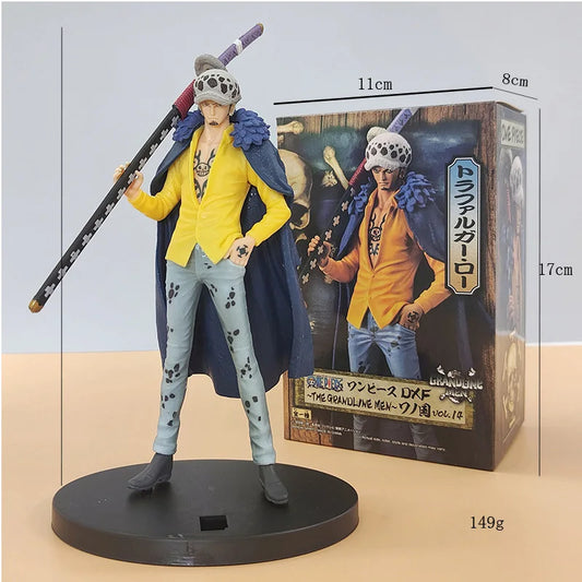 18CM Best Version Anime Figure One Piece DXF Wano Country Trafalgar Law PVC Collection Model Dolls Toy For Gift 18cm CHINA