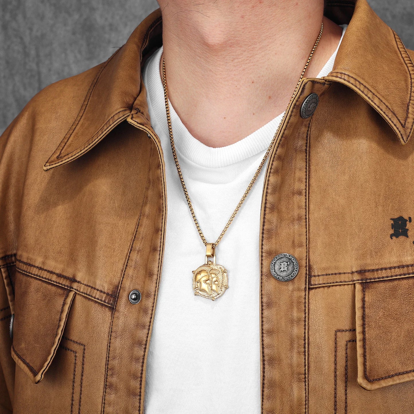 Twelve Constellations Stainless Steel Man Necklaces Pendant Chain Couple Gifts Women Fashion Jewelry Gifts Wholesale Dropshiping