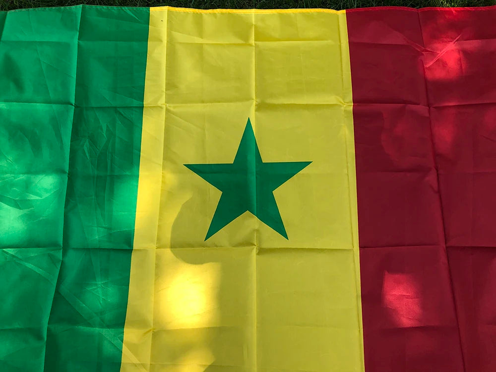 skyflag Senegal flag 90x150cm 3x5 Feet Super Poly football FLAG Indoor Outdoor Senegal Polyester hanging Flags