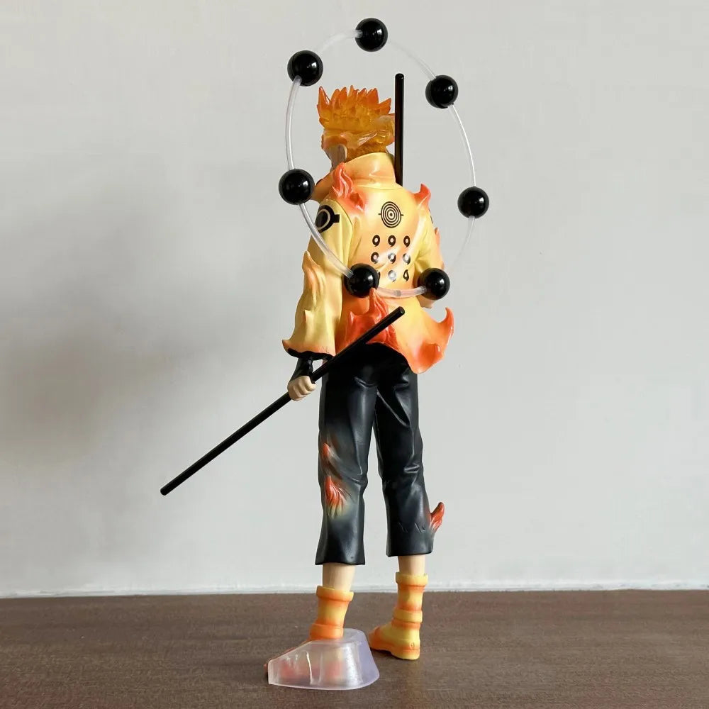 28CM Anime Naruto Uzumaki Naruto Figure Rikudousennin Modo Standing Model Toy Gift Collection Action Figure PVC