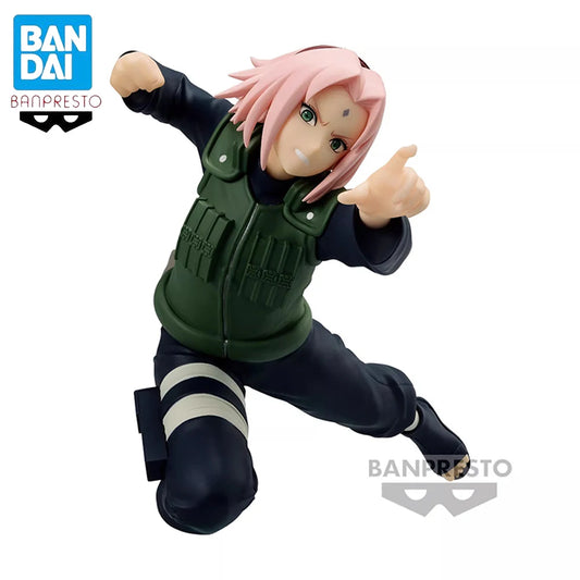 In Stock Original Banpresto Vibration Stars Naruto: Shippuden Haruno Sakura Figure Anime Genuine Model Toy