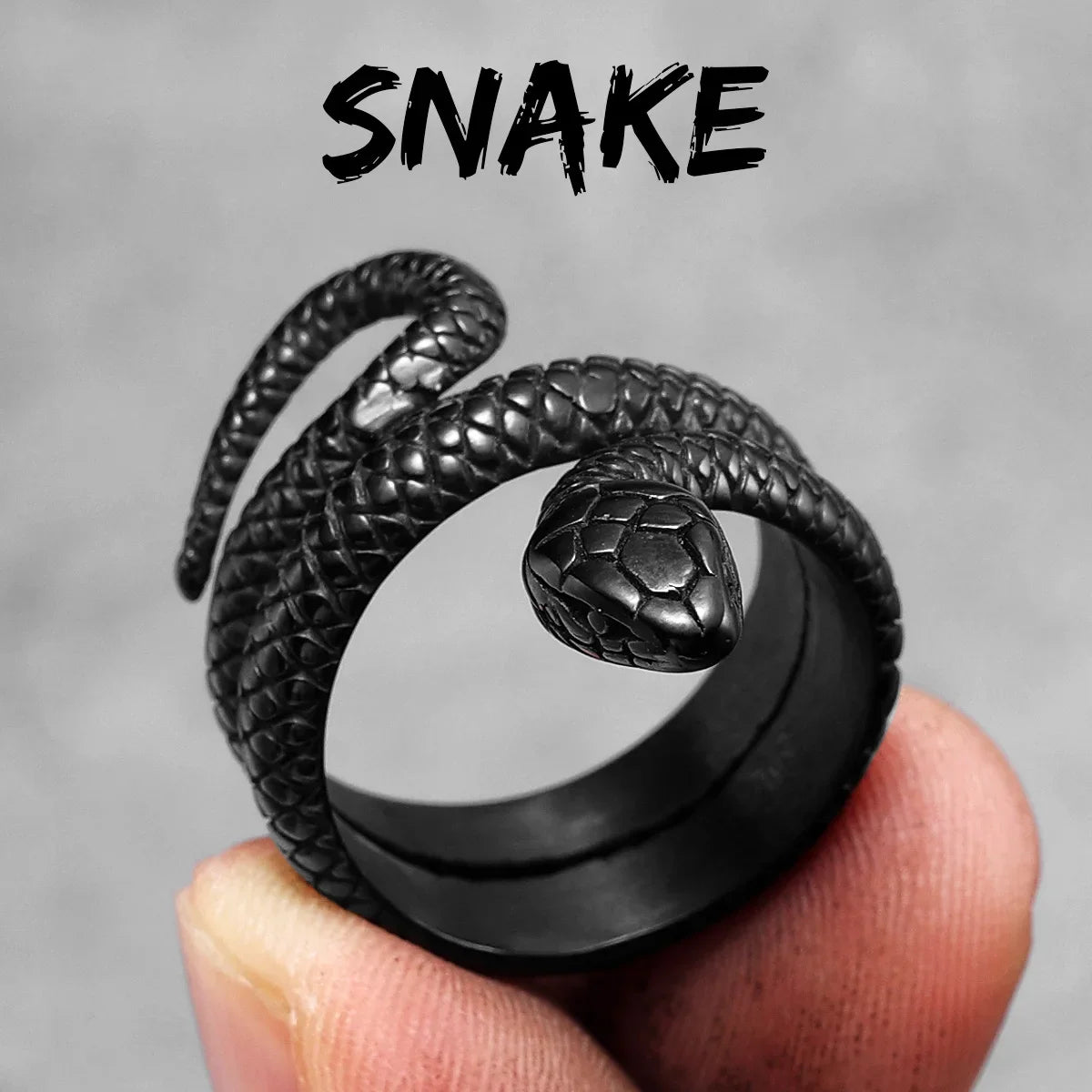 Stainless Steel Animal Men Rings Eagle Dog Dragon Bird Snake Punk Hip Hop Trendy For Male Boy Jewelry Creativity Gift Wholesale